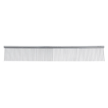 ULTRA PREMIUM 2 IN 1 CHROME COMB 19cm LONG & 3cm TEETH