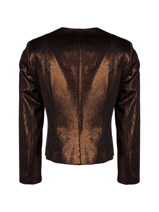 CBK Suits Cartier Blazer Metallic Copper