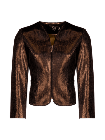 CBK Suits Cartier Blazer Metallic Copper