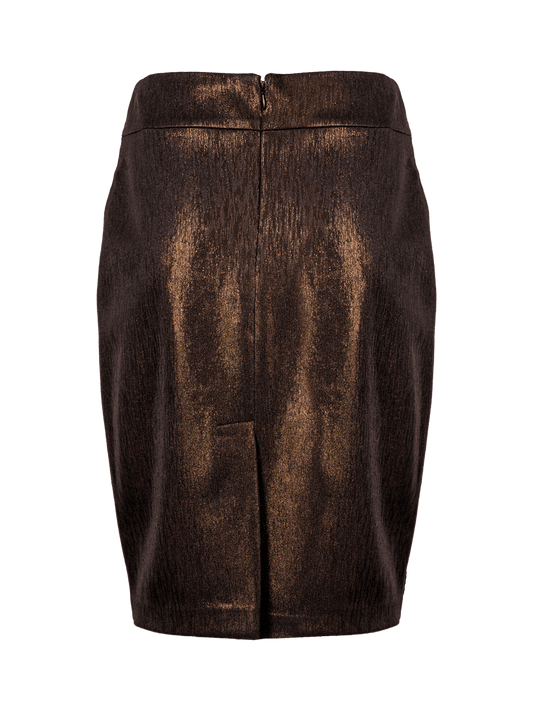 CBK Suits Cartier Skirt Metallic Copper