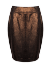 CBK Suits Cartier Skirt Metallic Copper
