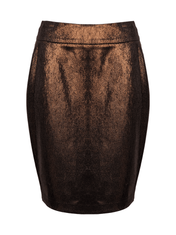 CBK Suits Cartier Skirt Metallic Copper