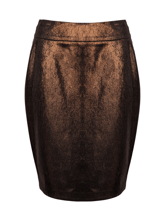 CBK Suits Cartier Skirt Metallic Copper