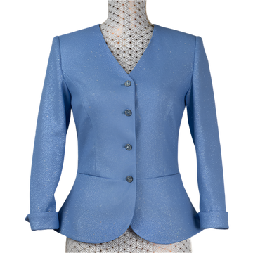 CBK Suits safak bling blazer - ice blue