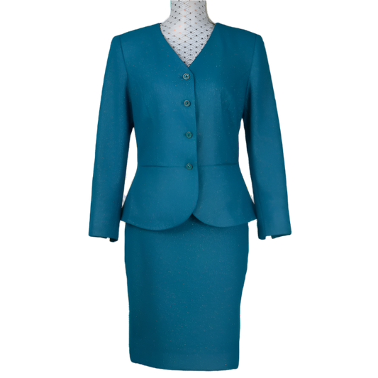 SAFAK BLING SUIT TURQUOISE