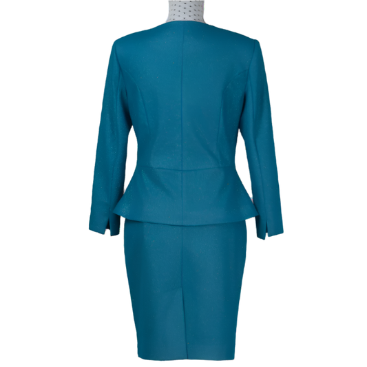 SAFAK BLING SUIT TURQUOISE
