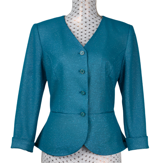 CBK Suit, Safak Bling Jacket - Turquoise