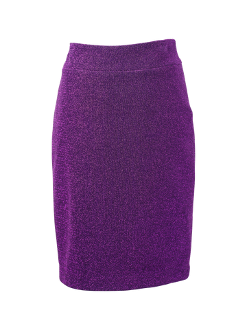 CBK Suits Icy sparkling skirt amethyst