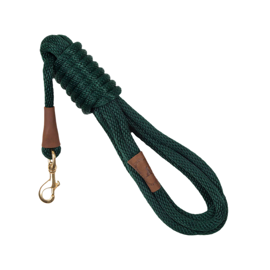 TRACK LEASH HUNTER GREEN 13 MM