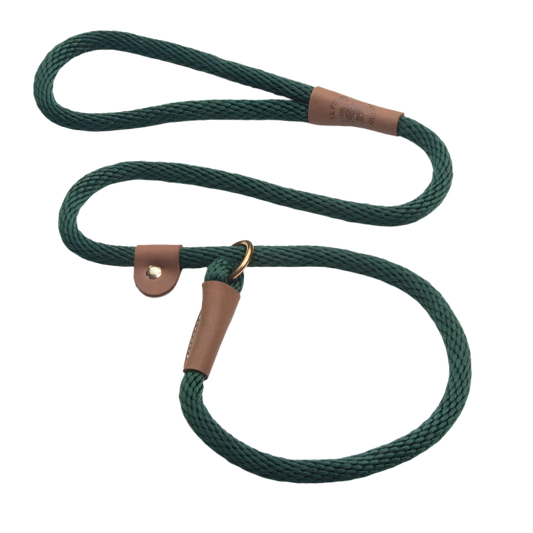 RETRIEVER LEASH HUNTER GREEN 13 MM