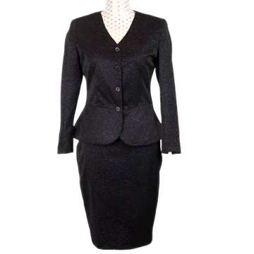 SAFAK BLING SUIT BLACK