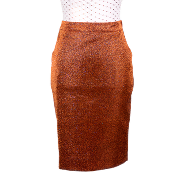 CBK Suits bling skirt - copper