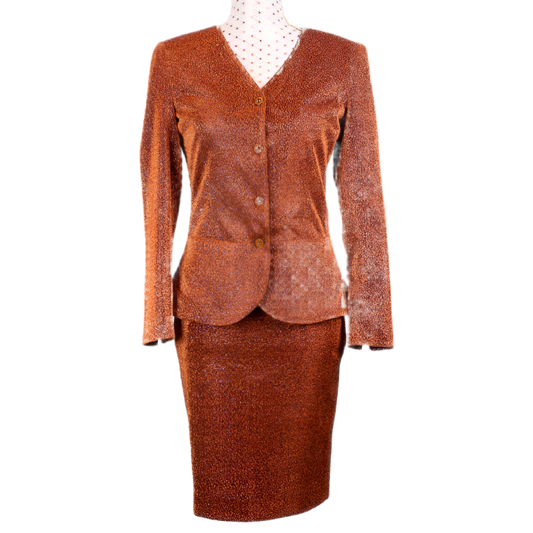 SAFAK BLING SUIT COPPER