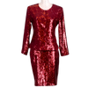 CBK Suits Erva sequin blazer bordeaux