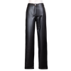 LEATHER LOOK PANTS BLACK