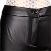LEATHER LOOK PANTS BLACK