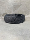 Dog beds Luxury donut with zipper and removable cover by cbk in dark grey