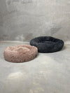 Dog beds Luxury donut with zipper and removable cover by cbk in dark grey