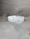 CBK Luxury donut bed with zipper and removable cover frozen white