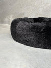 CBK Luxury donut bed with zipper and removable cover black