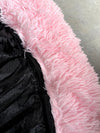 CBK Luxury donut bed with zipper and removable cover pink