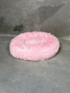CBK Luxury donut bed with zipper and removable cover pink