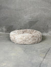 CBK Luxury donut bed with zipper and removable cover Brown Heathered