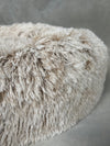CBK Luxury donut bed with zipper and removable cover Brown Heathered