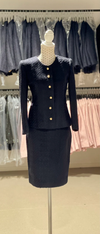 NEW CHANEL LOOK SUIT NAVY