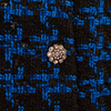 CHANEL LOOK SUIT BLUE EKOSE PATTERN