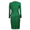 CBK Suits Tweed Look Blazer - Green Ekose Pattern