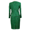 CHANEL LOOK SUIT GREEN EKOSE PATTERN