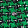 CHANEL LOOK SUIT GREEN EKOSE PATTERN