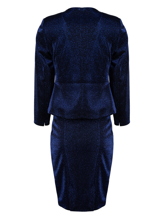 CBK Suits Icy Sparkling Suit Majorelle Blue
