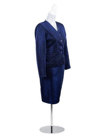 CBK Suits Icy Sparkling Suit Majorelle Blue