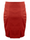 CBK Suits Icy Sparkling Skirt Fiery Red