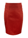 CBK Suits Icy Sparkling Skirt Fiery Red