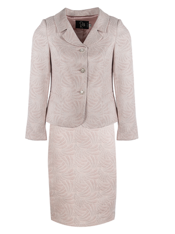 CBK Suits Chili Jacquard Suit Misty Rose