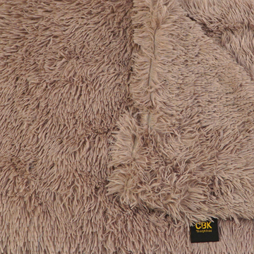 CBK FLEECE DOG BLANKET DARK SAND ULTRA SOFT &  REVERSIBLE