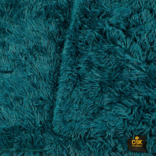 CBK Fleece dog blanket dark turquoise ultra soft & reversible