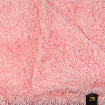 CBK FLEECE DOG BLANKET PINK ULTRA SOFT & REVERSIBLE