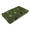 CBK Non-slip vetbed green melange with 2 colored paws