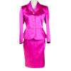 MARCO SATIN SUIT PINK