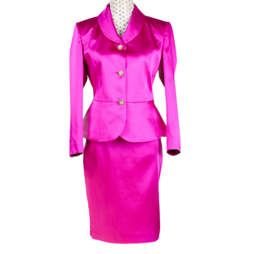 MARCO SATIN SUIT PINK