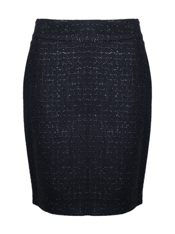 CBK Suits Nouveau Skirt Tweed Sparkle Midnight