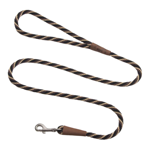 SNAP LEASH MOCHA 9MM