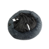 LUXURY DONUT WITH ZIPPER AND REMOVABLE COVER BY CBK IN DARK GREY