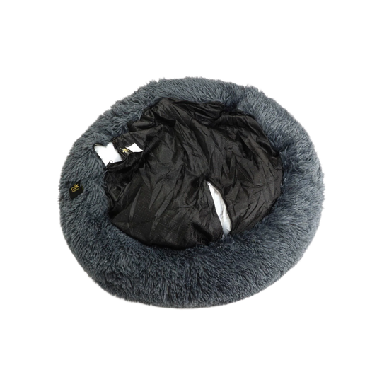 LUXURY DONUT WITH ZIPPER AND REMOVABLE COVER BY CBK IN DARK GREY