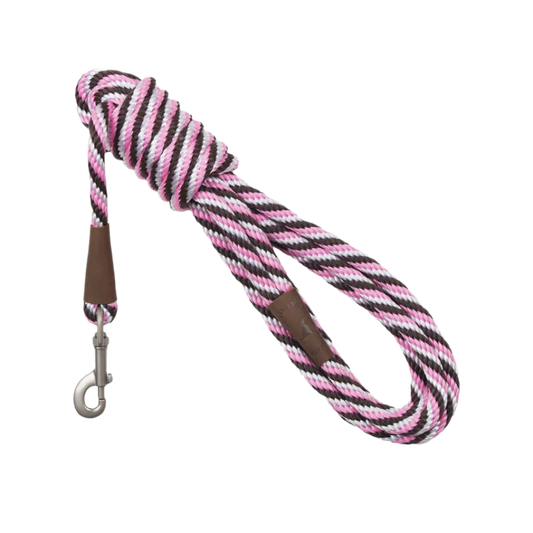 TRACK LEASH PINK CHOCOLATE 13 MM