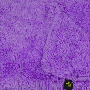 CBK FLEECE DOG BLANKET PURPLE ULTRA SOFT & REVERSIBLE